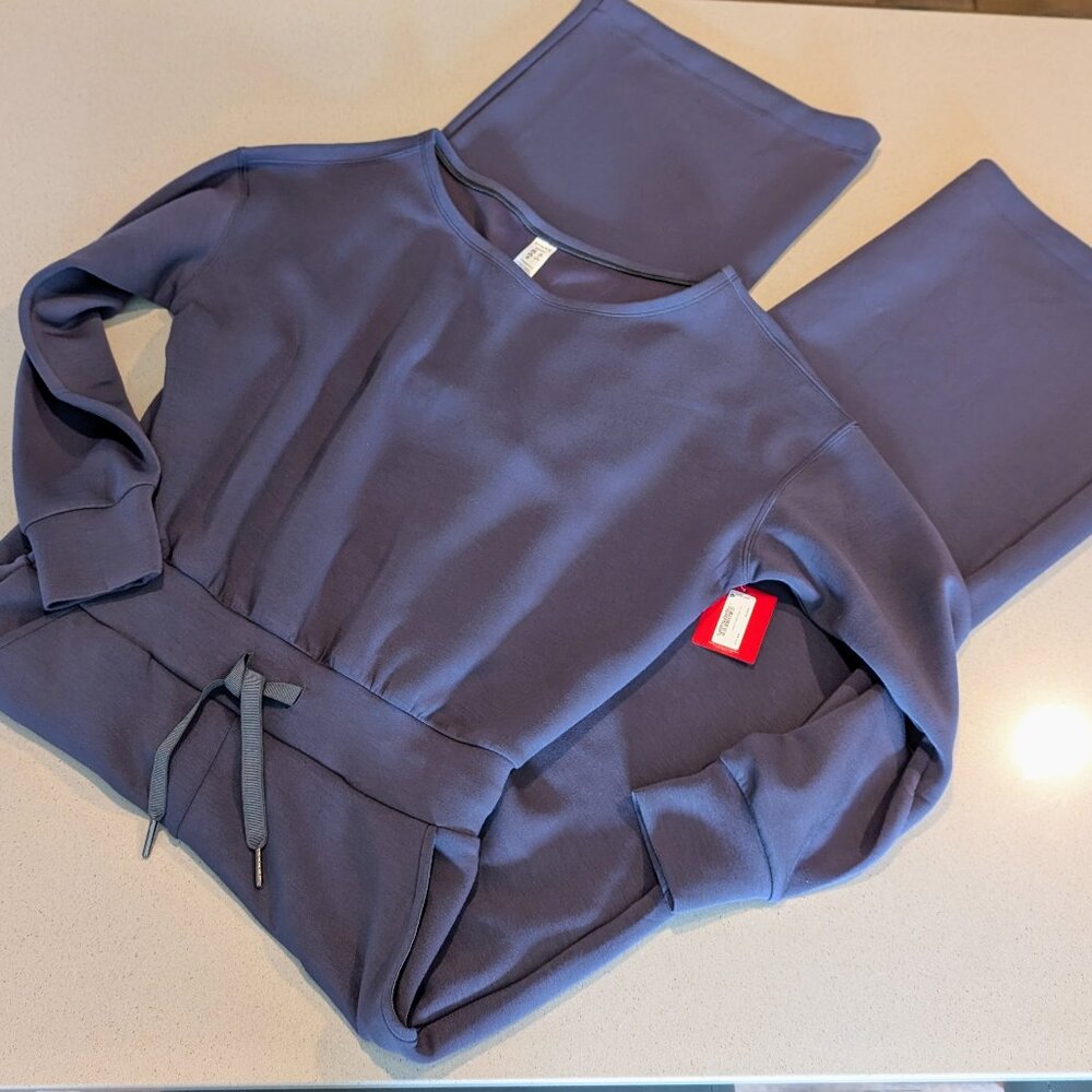 NWT Spanx Off-Shoulder Jumpsuit | Size Small | Dark Storm